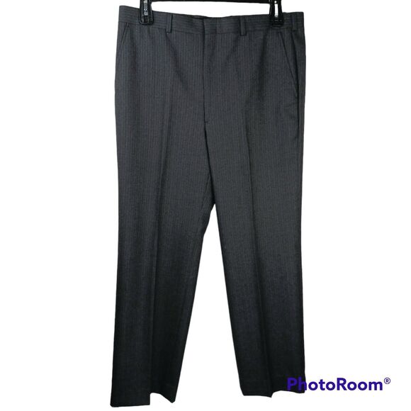 Bradmore Woolf Brothers Suit 40 Gray Pinstripes 2 Button, Trousers W36 - Picture 10 of 14